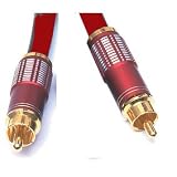 RCA / Phono Gold Plated Digital Audio Coax Cable SPDIF by electromart Length 1.5m