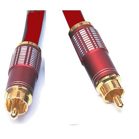 RCA / Phono Gold Plated Digital Audio Coax Cable SPDIF by electromart Length 1.5m