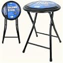 Accessories 18 Inch Cushioned Folding Stool With Safety Lock.