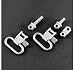 Sporting Goods : Uncle Mikes Swivels QD 115 RUG 1" Nickel Plated Md: 14622.