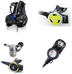 IST Artemis Womens BCD, Balanced Diaphragm, Octo & Pressure & Depth Gauge W/Compass (Small)