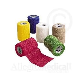 3M Coban Self-Adherent Wrap 3" x 5 Yds, Assorted Colors - Case of 12