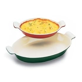World Cuisine A1730328 1.5 Qt Chasseur Oval Red Baking Dish by 