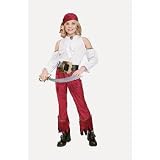 Teen Pirate Girl Costume, Teen (fits Dress sizes 2-6)