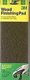3M 7415NA Hand Sanding Wood Finishing Pad, 4.375 in x 11 in, Gray, Fine