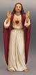 Sacred Heart of Jesus Statue - 3.5" - Ceramic Painted