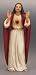 Sacred Heart of Jesus Statue - 3.5" - Ceramic Painted