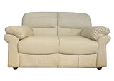 Valletta 2 Seater Cream Leather Sofa Luxury Leather Sofa