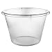 NorthWest Enterprises N12321 High Quality Plastic Extra-Large Ice Bucket, 10 qt Capacity, Clear (Case of 3)