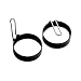 Premier Housewares  Non-Stick Egg Rings with Folding Handles, 8 cm, Set of 2