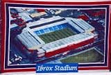 5FT X 3FT GLASGOW RANGERS IBROX FOOTBALL WALL RUG/THROW