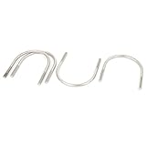 uxcell　Uボルト　304ステンレス鋼　シルバートーン　137g　パイプファスナー　４つ入り