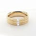 0.25 Carat Princess Diamond Gents Ring in 18ct Solid Yellow Gold