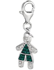 925 Sterling Silver May Birthstone Boy Charm, For Chamilia, Pandora, Biagi, Personality, Reflections And More Charm Bracelets