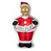 4 FT - Gemmy Christmas Airblown Inflatable - The Simpsons - Homer Santa with Banner - Doh-Ho-Ho