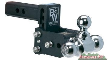 B&W TS10049B Tow and Stow Magnum Receiver Hitch Ball Mount