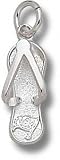 Tampa Bay Buccaneers Solid Sterling Silver Flag Flip Flop 1'' Pendant