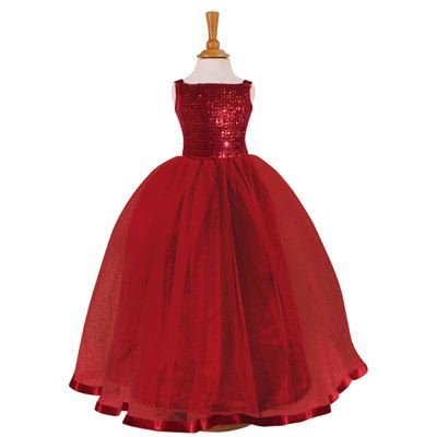 Ruby Sequin Ballgown Belle of the Ball