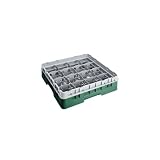 Cambro Camrack Glass Rack, Green, 16 Compartments - 16S418119
