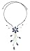 NOVICA Multi-Gem Stainless Steel Beaded Necklace