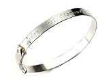 Diamond Bangle in Sterling Silver