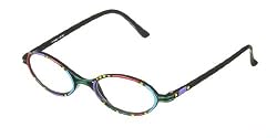"Resort" Oval Reading Glasses - Hand-Painted (+1.00 - +3.00)