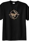 Big Mens Bullseye Deer Graphic T-Shirt (Big & Tall and Regular Sizes)