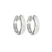 10k White or Yellow Gold Oval Pave Diamond Hoop Earrings (1 4 cttw, J-K Color, I2-I3 Clarity)