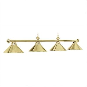 78 4 Lamp Billiards Light Finish Option: Polished Brass by RAM