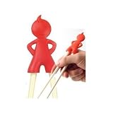 Boy/Red Chopstick Kid Chopstick+Holder by Fred