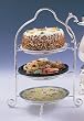 SILVER 3 TIER DESSERT STAND