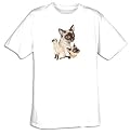 Siamese 3 Views Cat Pet Adult T-shirt Tee Shirt