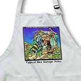 Londons Times Funny Bugs and Slugs Cartoons - Typical Bee Garage Sales - Aprons
