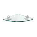 Scoop Corner Shelf - Glass (10x10")