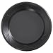 Finesse Black Microwaveable Plastic 9-inch Dinner Plates, Made of Polyproplyene 100 Per Box