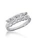 18K Gold Diamond Anniversary Wedding Ring 5 Oval Shaped Diamond 1.65 ctw. 148WR41318K