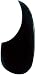 WD Acoustic Guitar Pickguard, Black