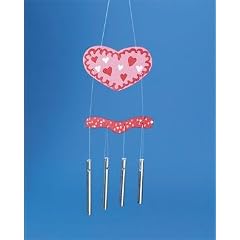 Heart Wind Chimes (Pack of 6)