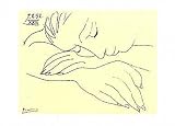 War and Peace by Pablo Picasso. Size 19.75 X 27.75
