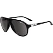 Arnette High Life Adult Designer Sunglasses w/ Free B&F Heart Sticker Bundle - 41/87 Gloss Black/Grey