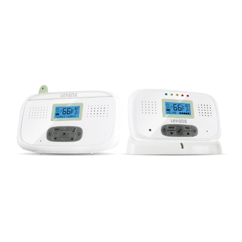 Levana Melody Digital Baby Monitor with Talk-To-Baby Intercom and Temperature Sensor (LV-TW200)