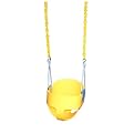 Full Bucket Swing with Chain- Yellow
