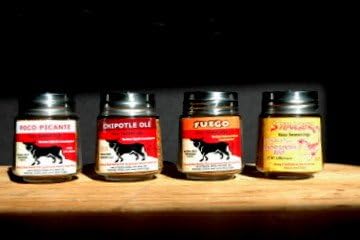 Stinger 4 Shaker Gift Set - Trinidad Scorpion, Fuego, Chipotle Ole', & Poco Picante