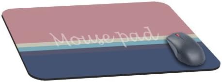 Standard Mouse Pads for Optical/ Trackball Mouse Thickness Mousepads with Colourlovers Old Cabin Pink Love Pattern Anti-Slip in 260x210x3MM(10"X8")