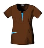Cherokee Uniforms Natasha Micra Silk Mock Wrap Scrub Top (2X) [Apparel]