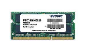 Patriot Signature Line Arbeitspeicher 4GB (1600MHz, 204-polig SO-DIMM) DDR3 RAM-kit Preisvergleich