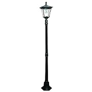 Paradise by Sterno Home Cast-Aluminum Solar-Powered LED Streetlight-Style Outdoor Light