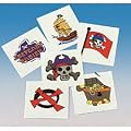 Pirate Tattoos - 36 pieces