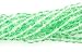 Green Apple Czech Fire Polished 3mm Round Beads Q.50