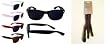 Vintage Wayfarer Dark Lens/Clear Lens Style Sunglasses